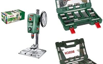 Test de la perceuse Bosch PBD 40 avec coffret titane complet