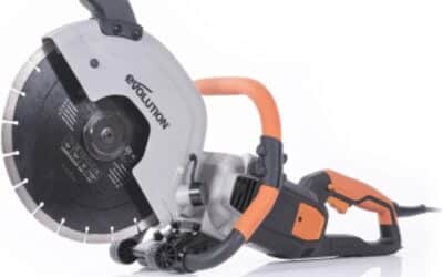 Test de la scie à béton Evolution Power Tools R300DCT