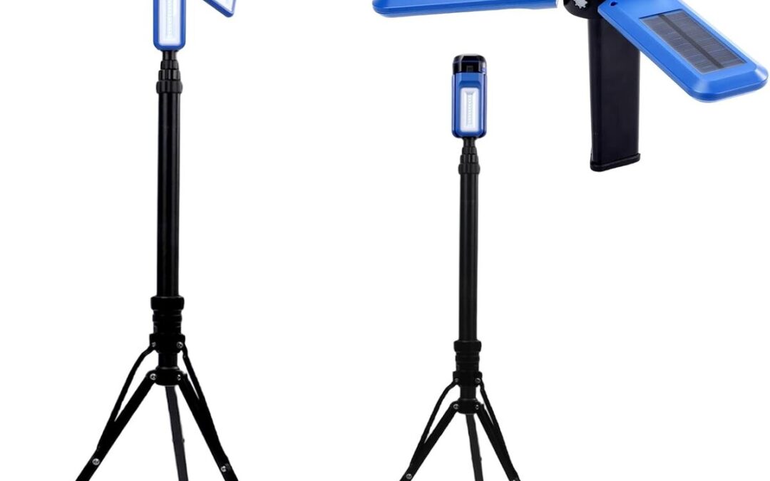 Test de la lampe LED rechargeable avec support 1200 lumens