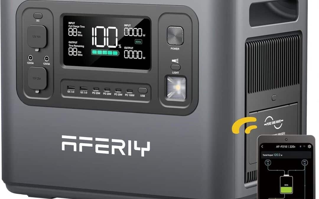 Test du générateur électrique portable AFERIY 2400W : puissance et fiabilité
