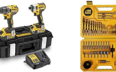 Test du kit outils Dewalt : perceuse-visseuse DCD796 et visseuse DCF887