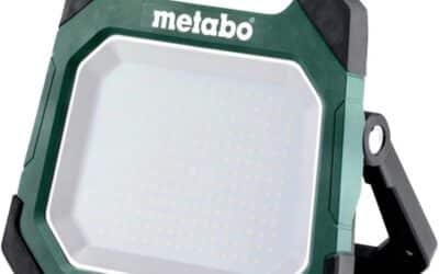 Test : metabo BSA 18 LED 10000, projecteur de chantier sans fil