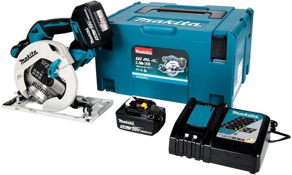 Scie circulaire 18V LXT Ø165 mm (2x5,0 Ah) en MAKPAC - MAKITA DHS680RTJ