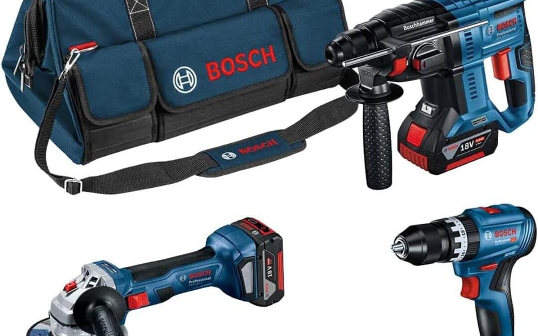 Test : bosch Professional Combo-Kit GSB 18V-45 + GBH 18V-21 + GWS 18V-7 dans le détail