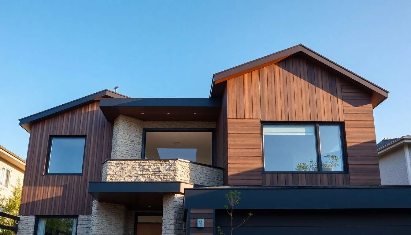 Les tendances actuelles en mati&egrave;re de bardage