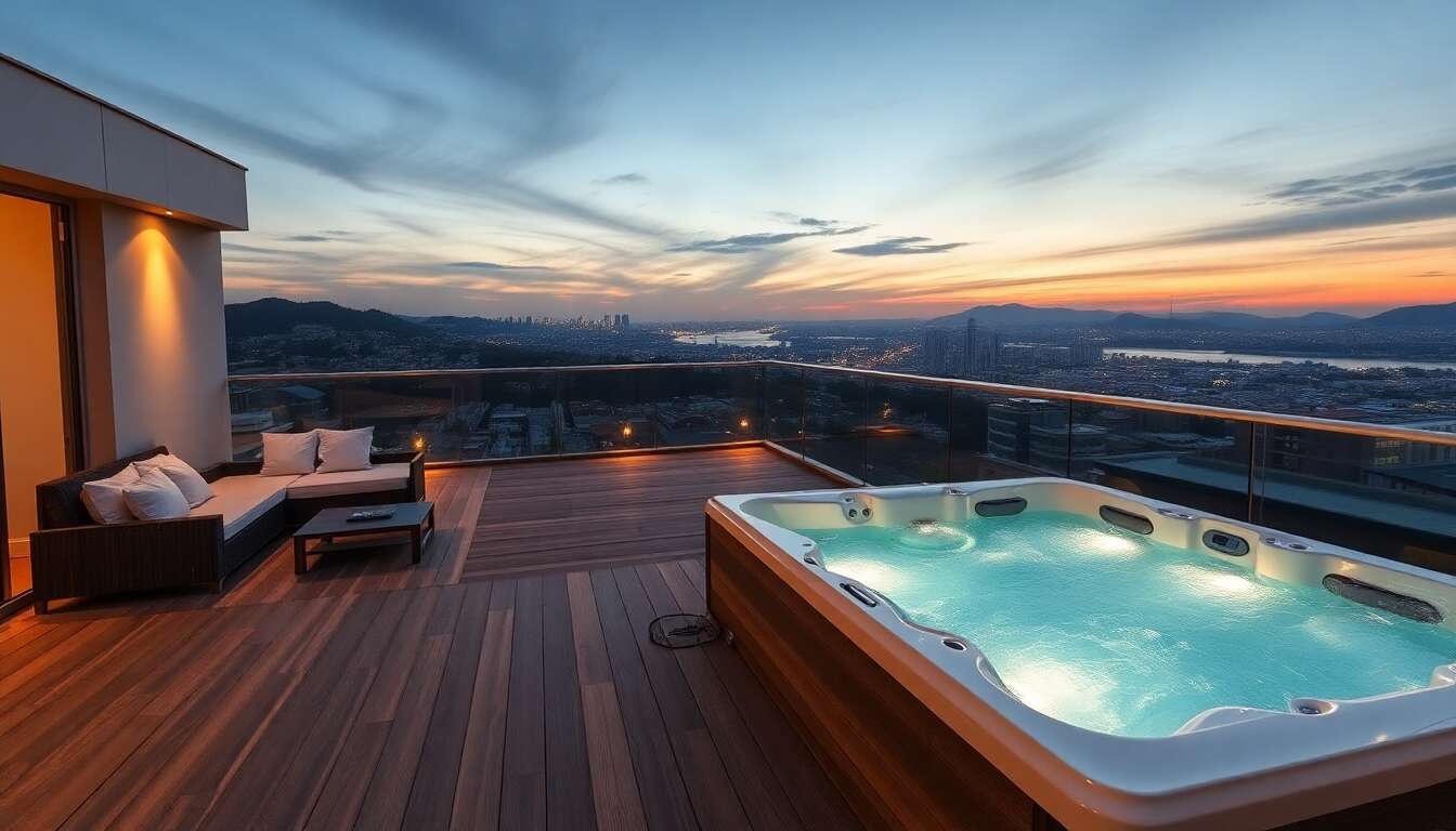 Préparation de la terrasse pour accueillir un spa Préparation de la terrasse pour accueillir un spa