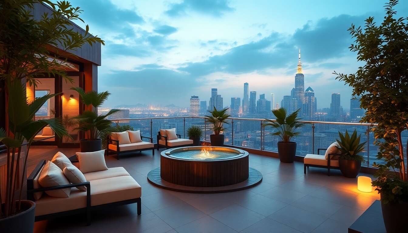 Aménagement et décoration autour du spa Aménagement et décoration autour du spa