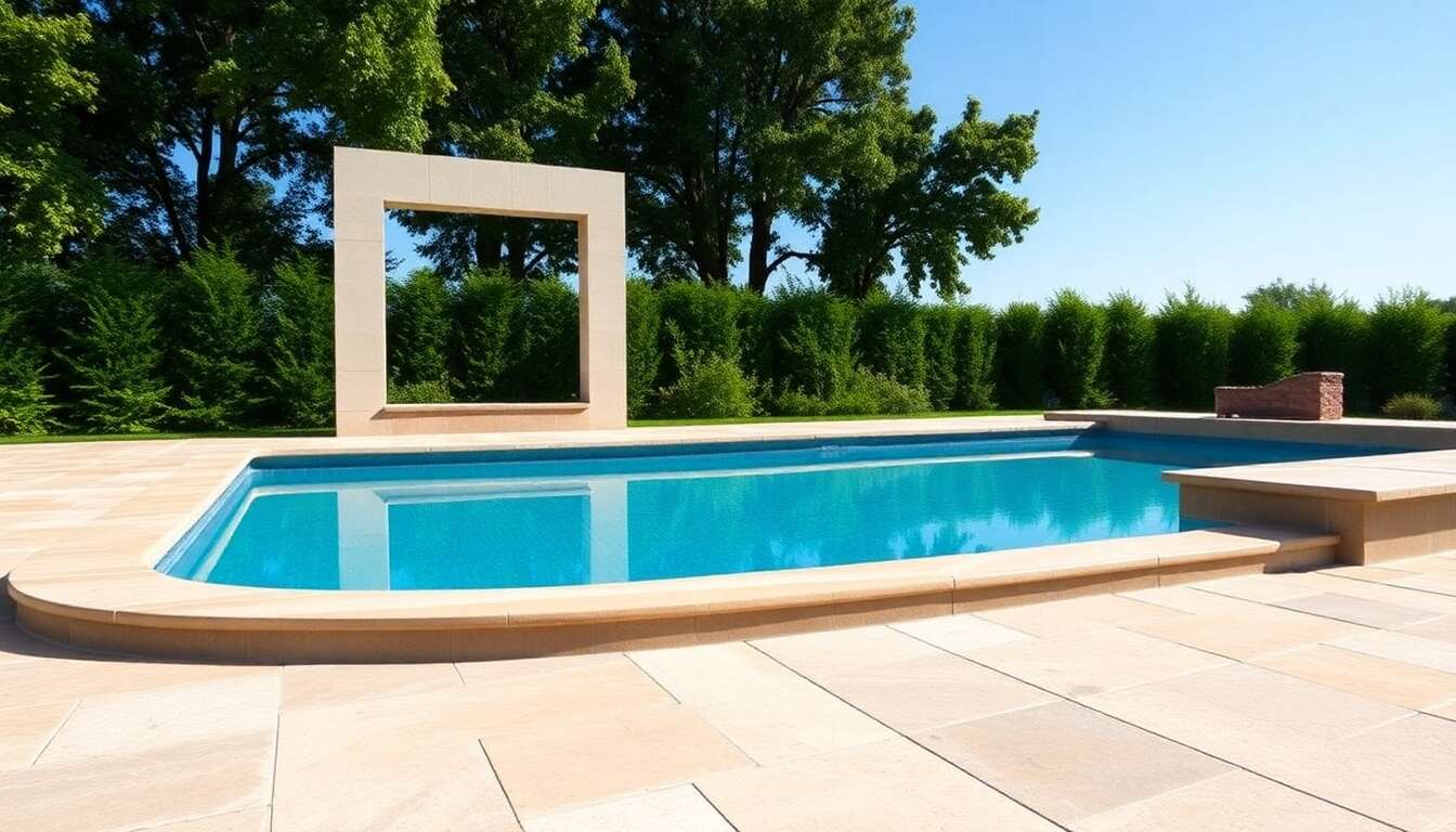 L'esth&eacute;tique et le design des margelles autour de la piscine
