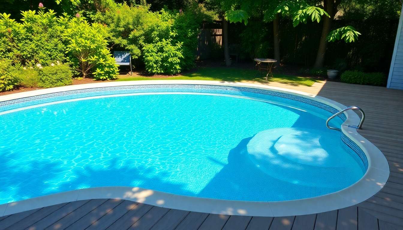 Avantages d'une piscine semi-enterr&eacute;e