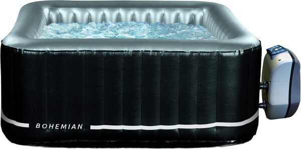 N NETSPA Spa Gonflable carré Bohemian 2+2 Places