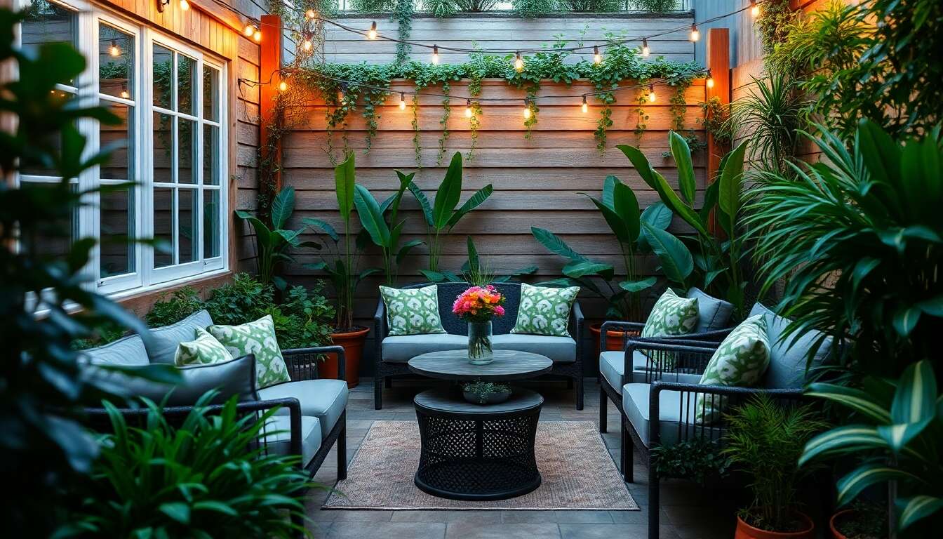 Consid&eacute;rer le confort et la praticit&eacute; de votre salon d'ext&eacute;rieur