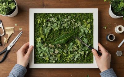 Voici comment créer un tableau végétal mural stabilisé vous-même, l&rsquo;astuce qui bluffe même les fleuristes