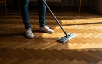 L&rsquo;erreur fatale en nettoyant un sol en parquet qui peut le ternir à vie