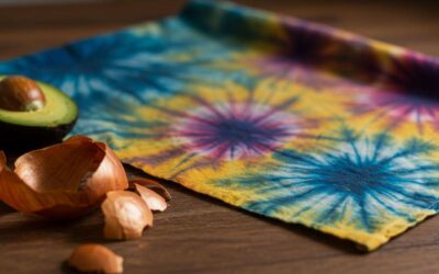 Le secret des créatrices pour teindre des tissus avec des déchets de cuisine (avocat, oignon) pour un résultat sublime