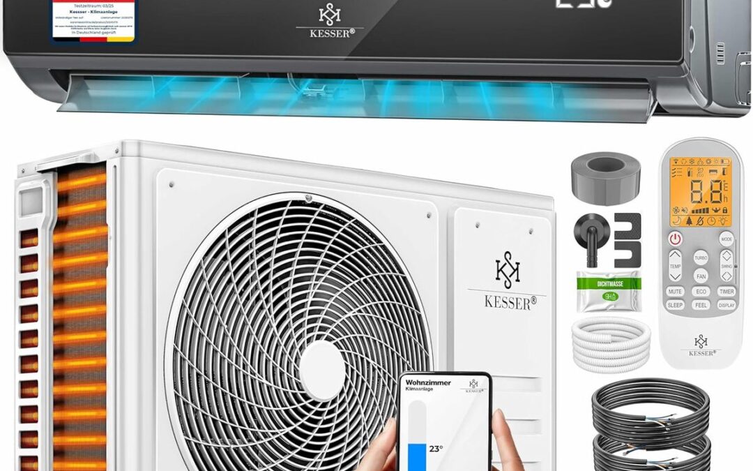 Test de la climatisation réversible KESSER 12000 BTU/h WiFi