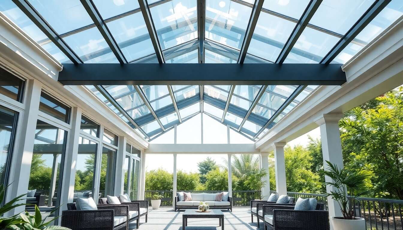 Lumi&egrave;re naturelle : le principal atout de la toiture vitr&eacute;e