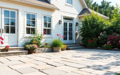 Terrasse en pierre naturelle : en harmonie avec l&rsquo;extérieur de la maison