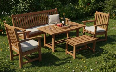 Fini le salon de jardin acheté en kit : voici comment construire le vôtre, digne d’un menuisier.