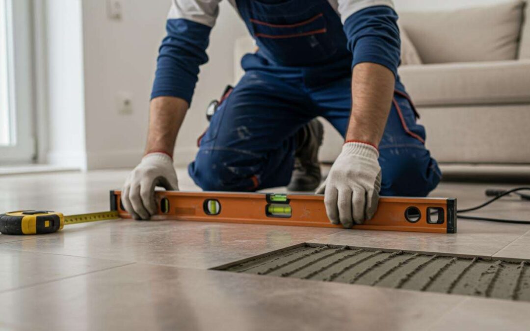 Ce détail que les carreleurs pro vérifient toujours avant de poser le premier carreau au sol.