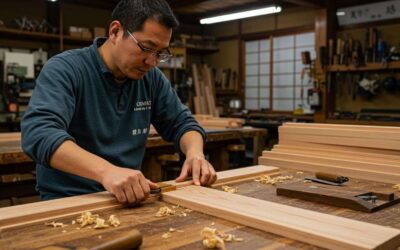 Voici la technique pour assembler deux planches de bois sans vis ni clou, comme les artisans japonais.