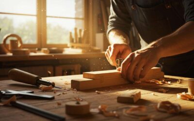 La technique de la « queue d&rsquo;aronde » : l&rsquo;assemblage de bois qui impressionne et dure toute une vie.