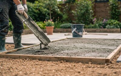 Le secret pour couler une petite dalle de béton parfaitement de niveau sur votre terrasse.