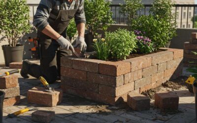 Construire une jardinière maçonnée sur sa terrasse : les 5 étapes clés d&rsquo;un artisan.