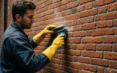 Ce que les artisans utilisent pour nettoyer et raviver les briques d&rsquo;une façade.