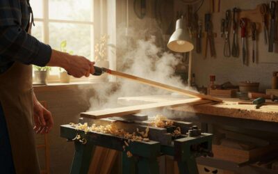 Voici la technique pour cintrer une planche de bois avec de la vapeur d&rsquo;eau.
