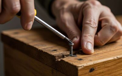 Le bon geste pour débloquer une vis dont la tête est abîmée.