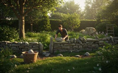 Comment réaliser soi-même un petit muret en pierre sèche : les bases du savoir-faire ancestral.