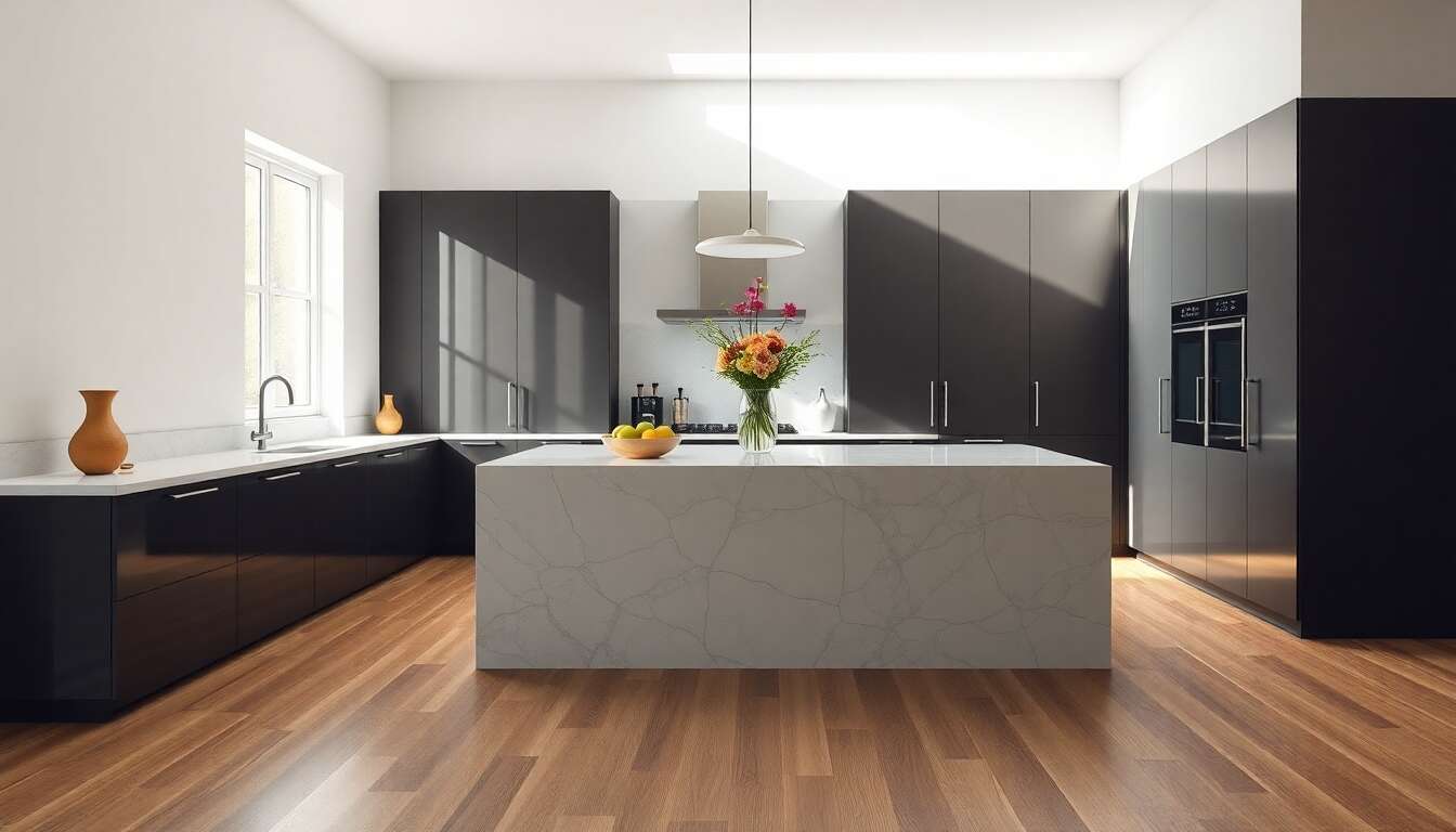 Comment l'&icirc;lot central transforme l'espace cuisine-salon