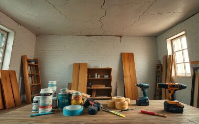 Comment habiller un plafond fissuré ?