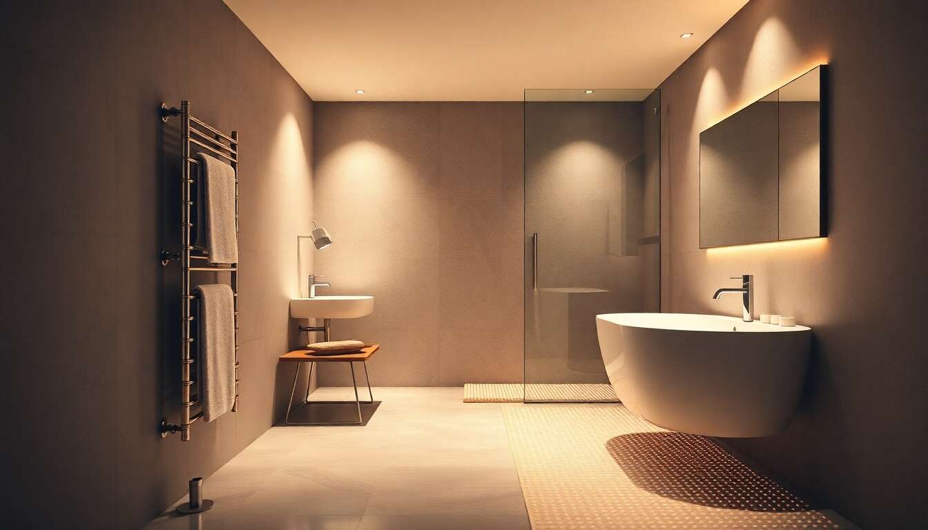 Introduction aux besoins sp&eacute;cifiques de chauffage dans la salle de bains