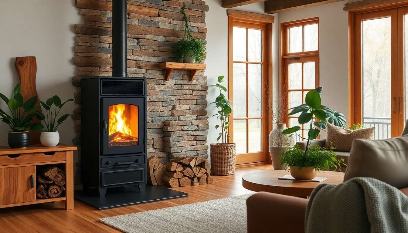 Chauffage au bois : &eacute;conomique et &eacute;cologique