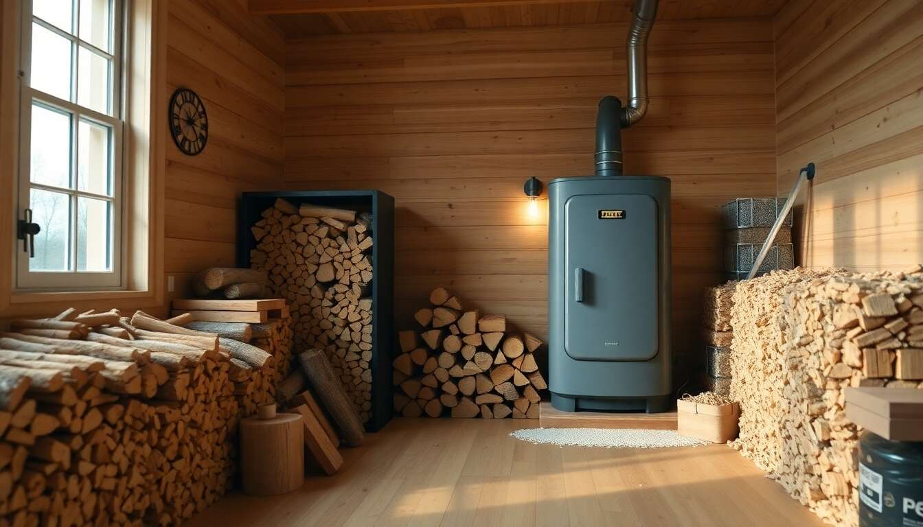 Choisir le bon type de chaudi&egrave;re : granul&eacute;s, b&ucirc;ches ou plaquettes