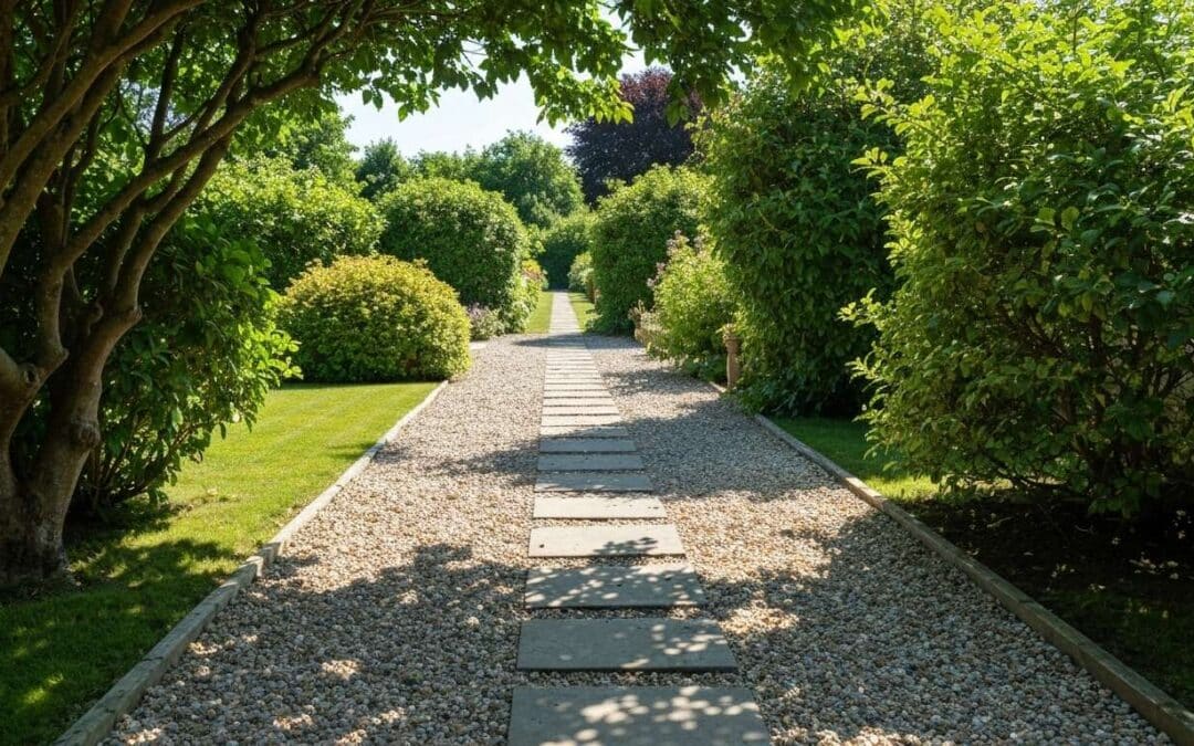 Comment aménager une allée de jardin en graviers ?