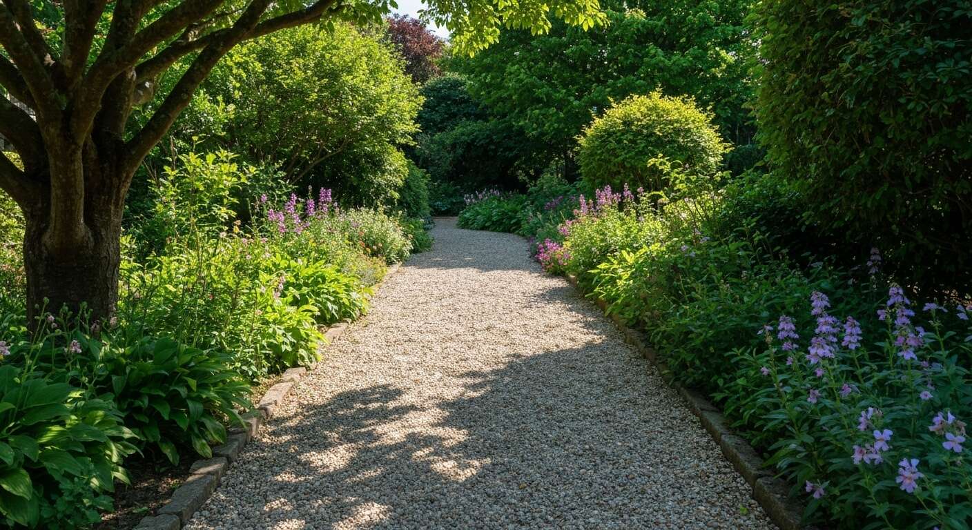 Les &eacute;tapes de pose du gravier