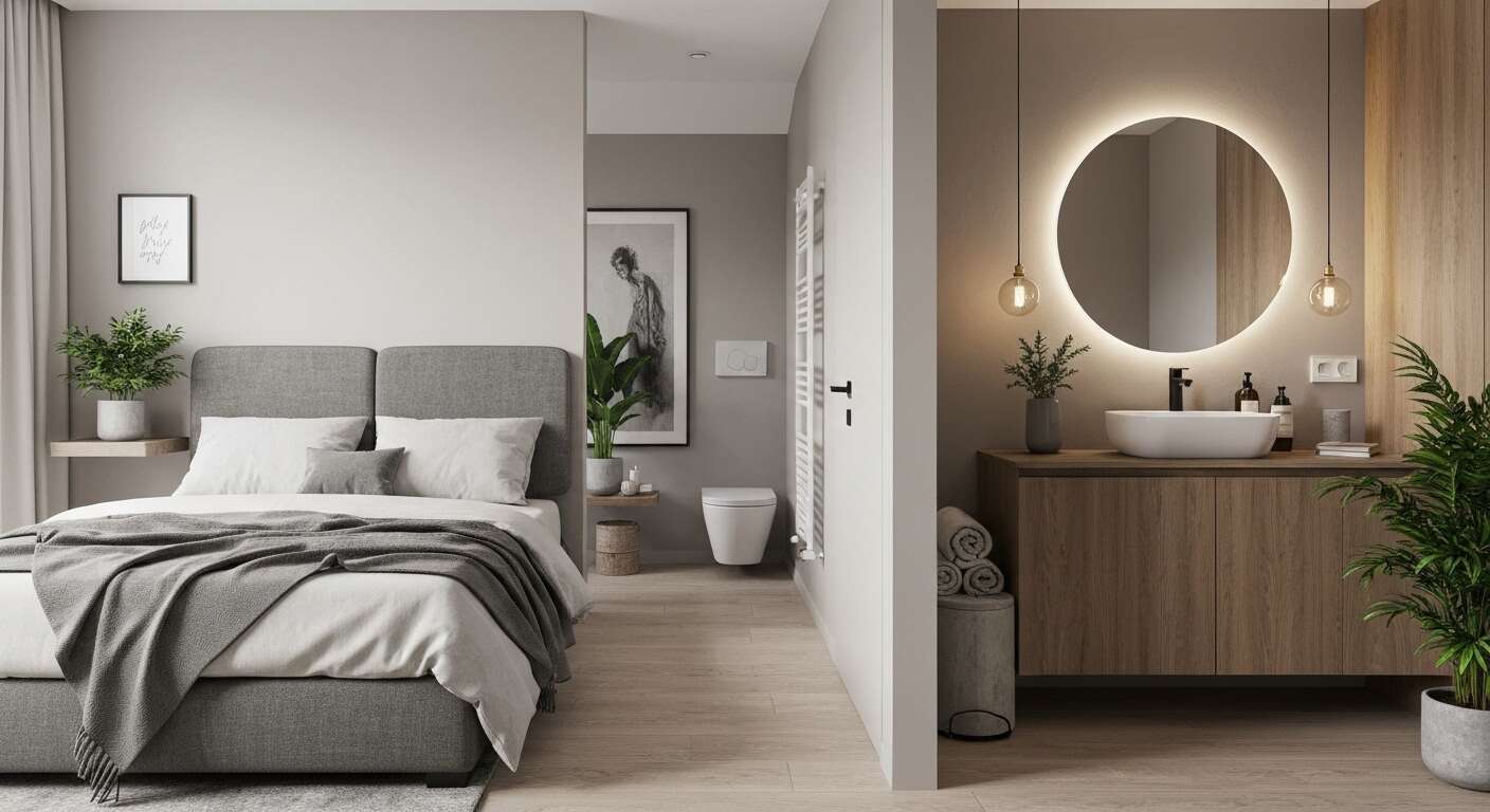 Comment harmoniser la d&eacute;coration entre chambre et salle de bain