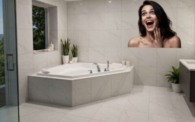Améliorez le confort de votre salle de bains avec une baignoire d&rsquo;angle.