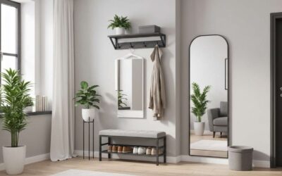 Comment aménager un coin entrée dans un salon ?