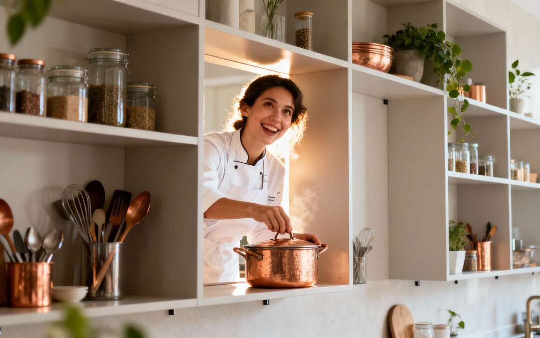 Comment réussir le rangement mural dans sa cuisine ?