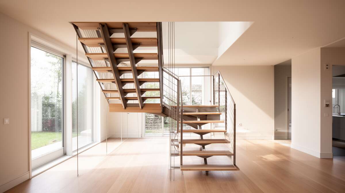 Les types d’escaliers suspendus : du plus simple au plus spectaculaire Les types d’escaliers suspendus : du plus simple au plus spectaculaire