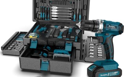 Test de la perceuse visseuse sans fil Sundpey 21V et sa mallette 255PCS