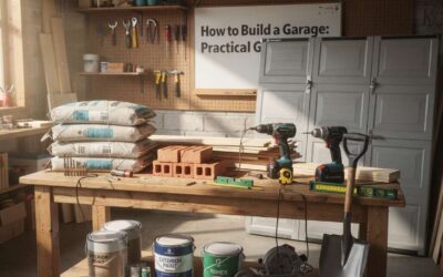 Les étapes pour construire un garage : guide pratique