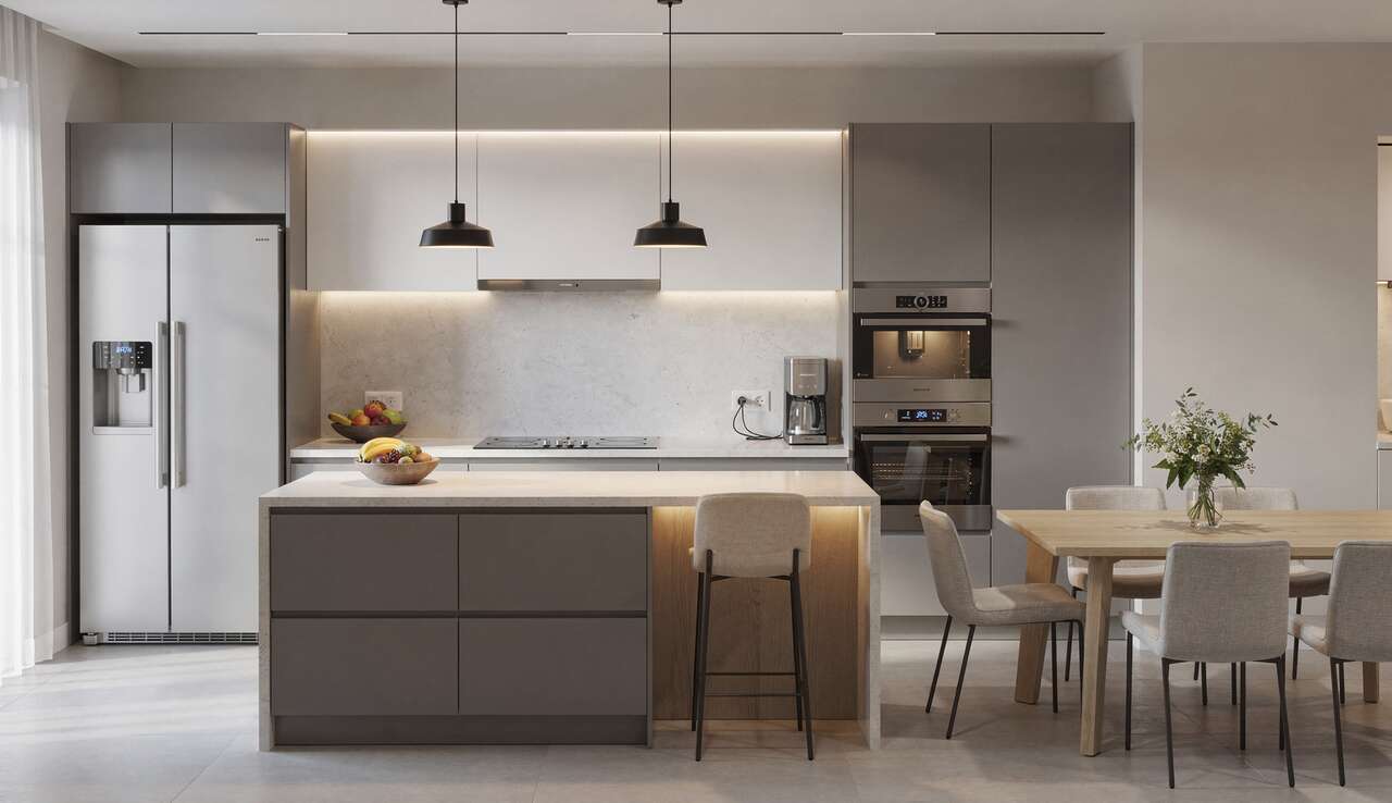 Am&eacute;nager une cuisine semi-ouverte : le compromis id&eacute;al