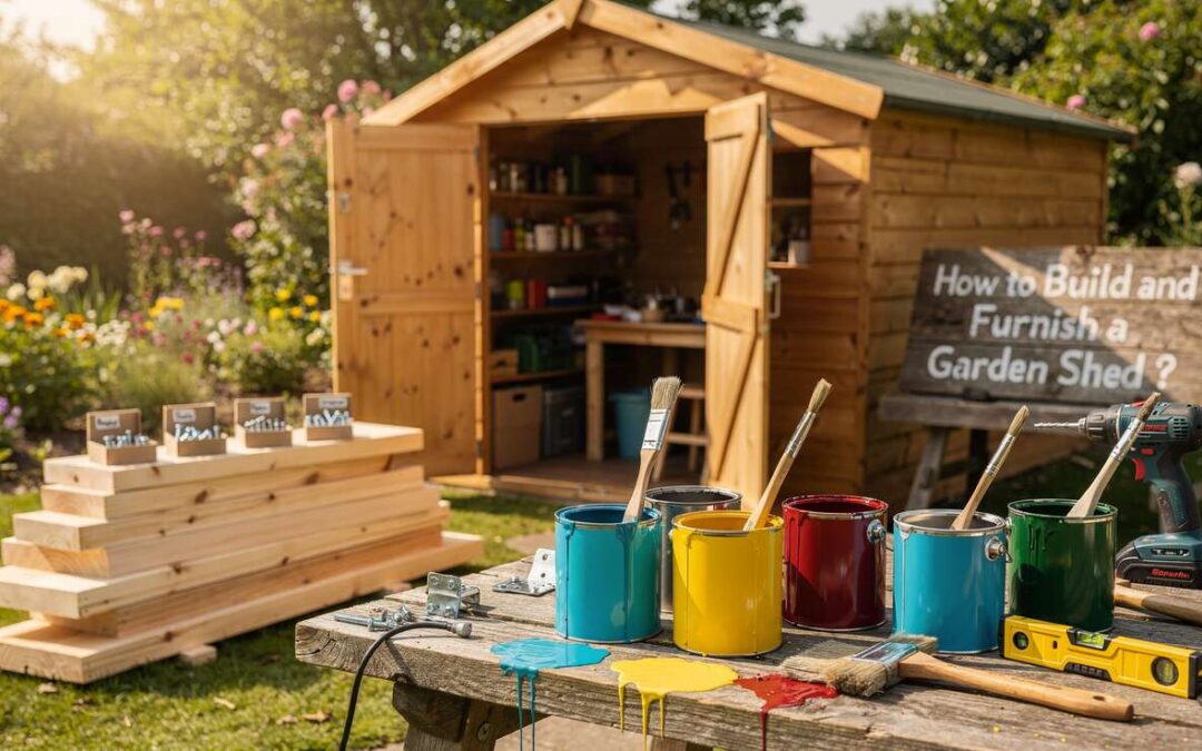 Comment construire et aménager un abri de jardin ?