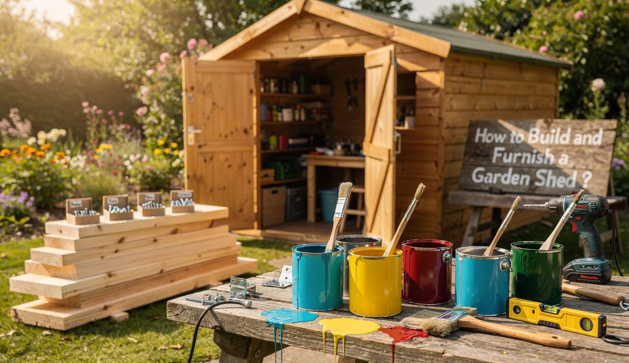 Comment construire et aménager un abri de jardin ?