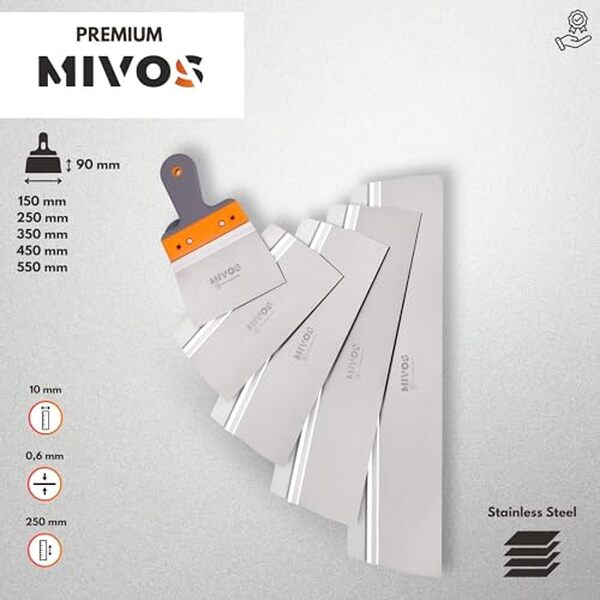 Découvrez notre test complet des spatules de lissage professionnelles mivos en acier inoxydable : efficacité, durabilité et performances au rendez-vous pour des finitions parfaites  !