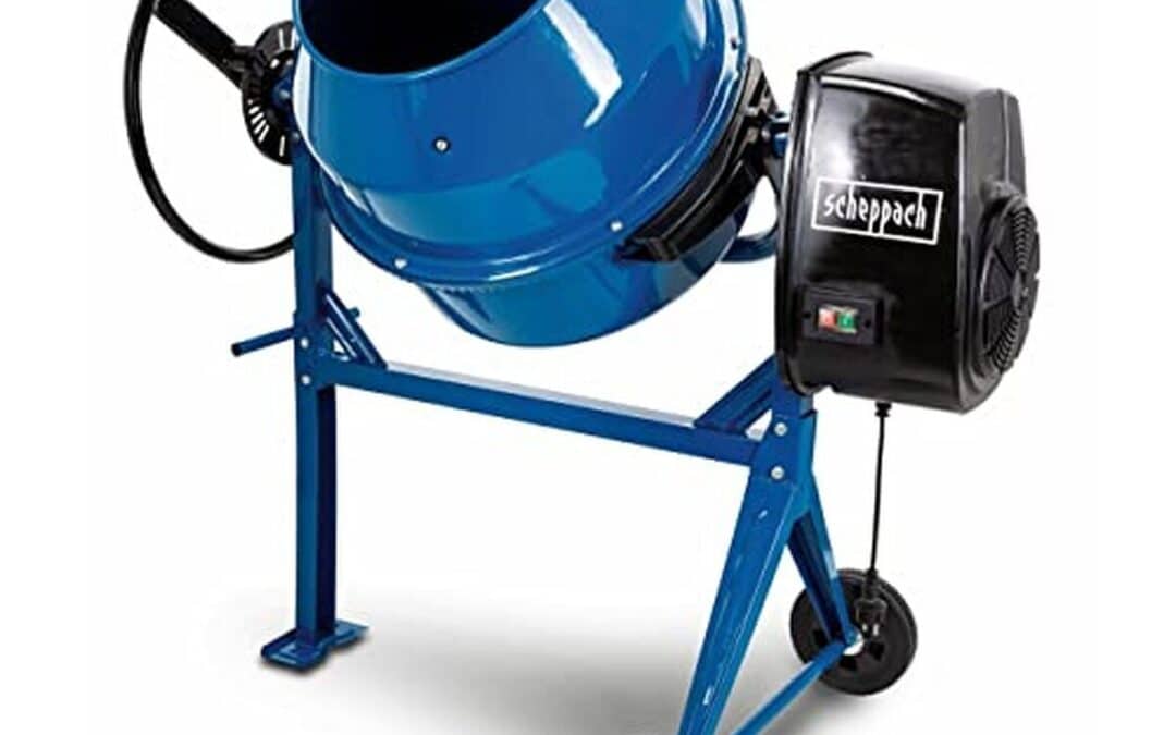 Test bétonnière Scheppach MIX140 : puissance 550 W